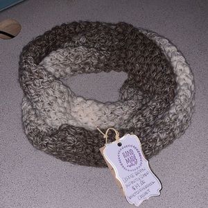 🧶CROCHET Coffee Bean Infinity Scarf